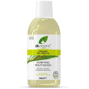 Ополіскувач для ротової порожнини Dr.Organic з екстрактом чайного дерева 500 мл