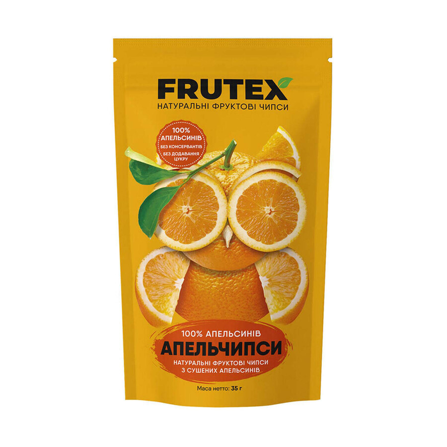 Чипсы фруктовые Frutex Апельчипсы 35 г: цены и характеристики