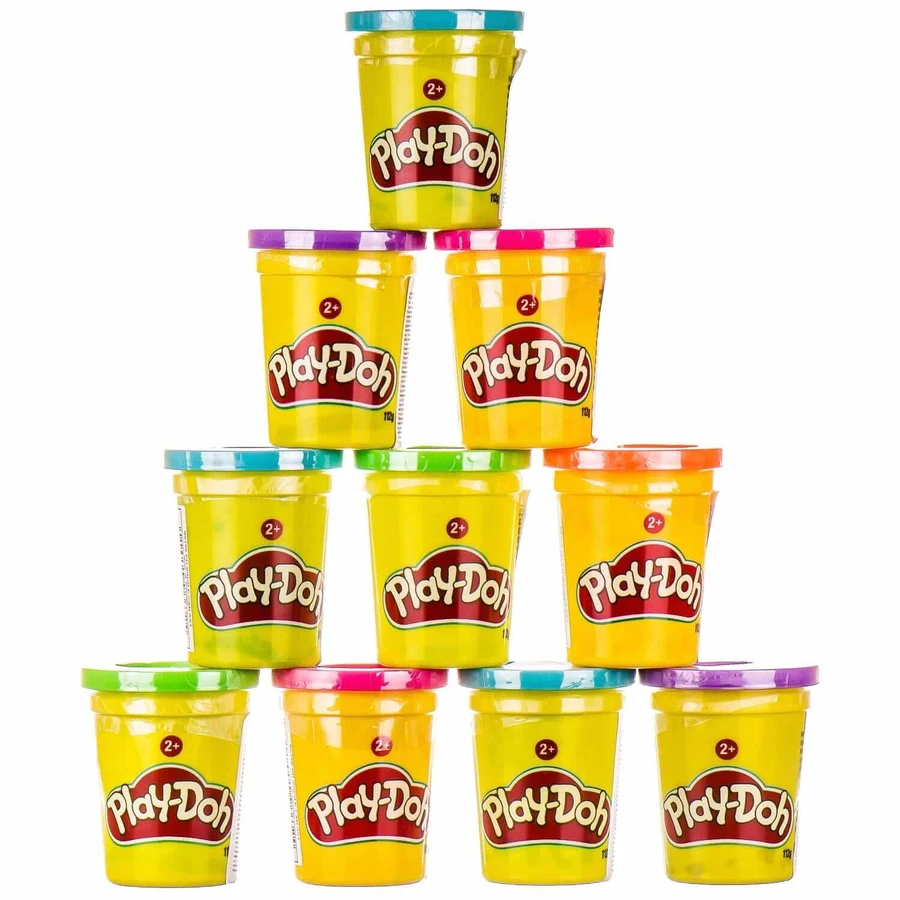 Пластилин детский Play-Doh баночка 112 г 1 шт цвет в ассортименте В6756: цены и характеристики