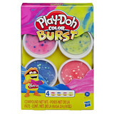 Набір пластиліну дитячого Play-Doh Вибух кольору в баночках 4 шт Е6966