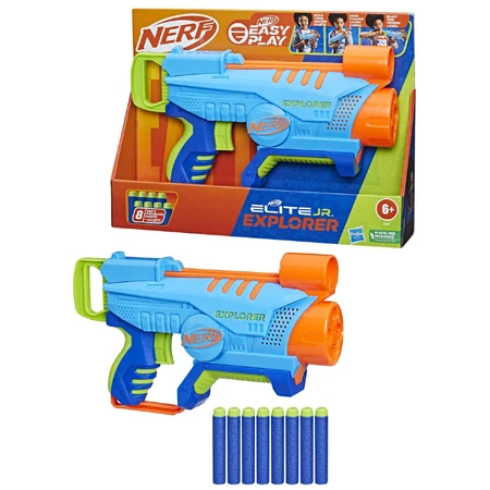 Бластер іграшковий Hasbro F6367 Nerf Elite Junior Explorer Easy-Play : ціни та характеристики