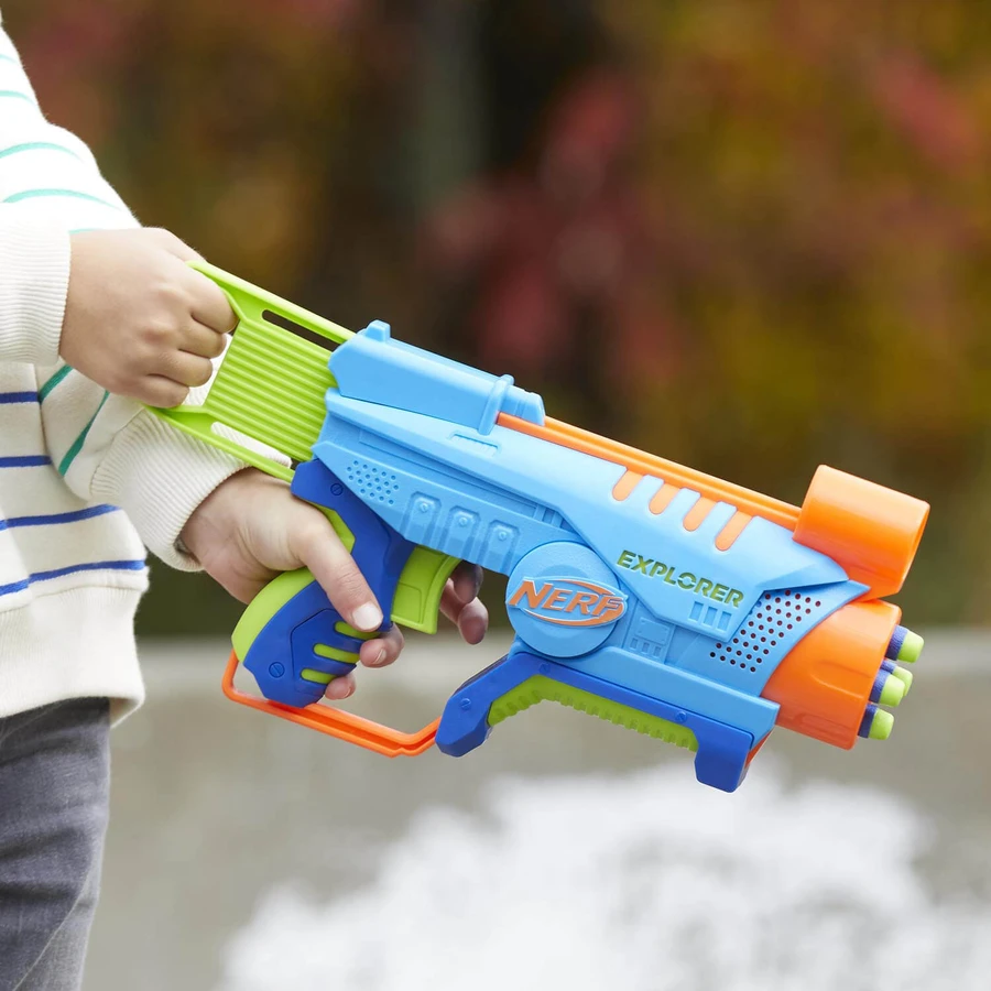 Бластер іграшковий Hasbro F6367 Nerf Elite Junior Explorer Easy-Play : ціни та характеристики