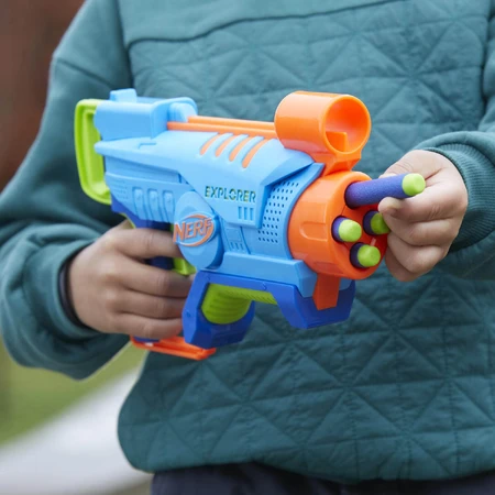 Бластер іграшковий Hasbro F6367 Nerf Elite Junior Explorer Easy-Play : ціни та характеристики