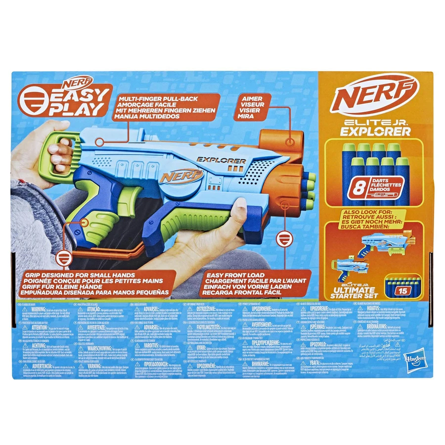 Бластер іграшковий Hasbro F6367 Nerf Elite Junior Explorer Easy-Play : ціни та характеристики