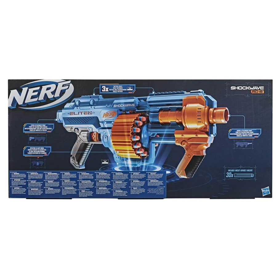Бластер іграшковий Hasbro E9527 Nerf Elite 2.0 Shockwave: ціни та характеристики