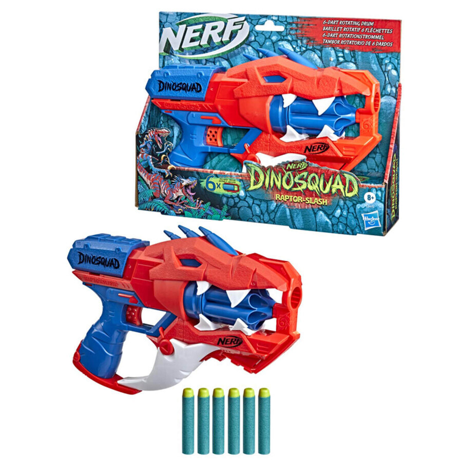 Бластер іграшковий Hasbro F2475 Nerf DinoSquad Raptor-Slash : ціни та характеристики