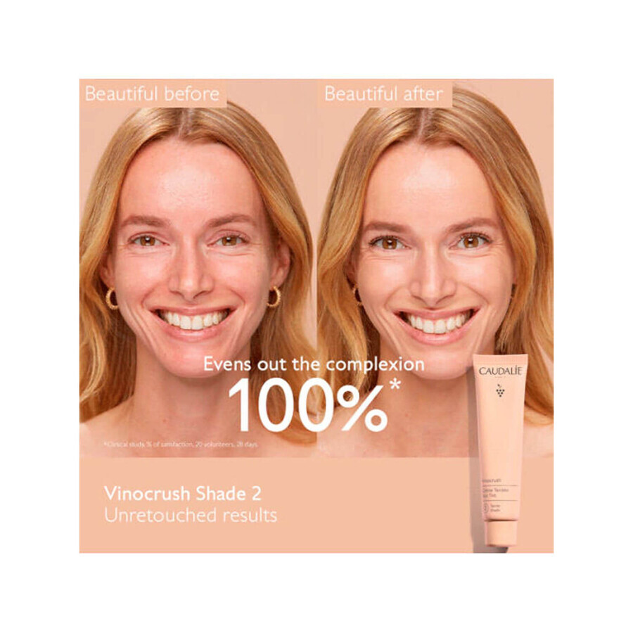 Флюид тональный для лица Caudalie Vinocrush Skin Tint оттенок 2, 30 мл: цены и характеристики