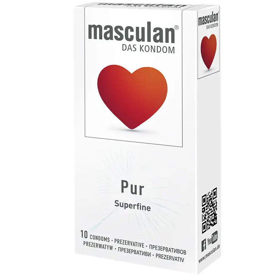 Презервативы Masculan Pur ультратонкие 10 шт.: цены и характеристики