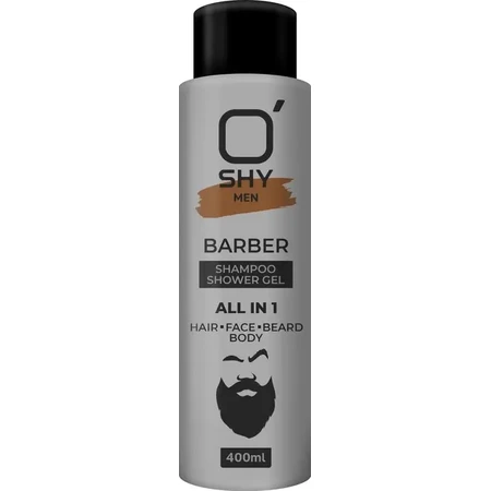 Шампунь-гель для душу O'Shy Men All in 1 Barber 400 мл: ціни та характеристики