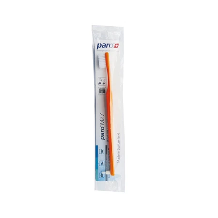 Детская зубная щетка Paro Swiss Kids M27, средней жесткости, 1 шт.: цены и характеристики