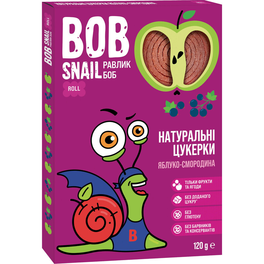 Натуральные конфеты Bob Snail Яблоко-смородина, 120 г: цены и характеристики