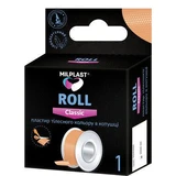 Пластир медичний Milplast Roll Classic на тканинній основі тілесного кольору 5 м х 2,5 см, в котушці