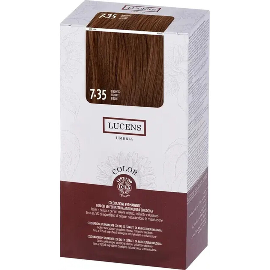 Безаммиачная краска для волос Lucens Color 7.35, Корица: цены и характеристики