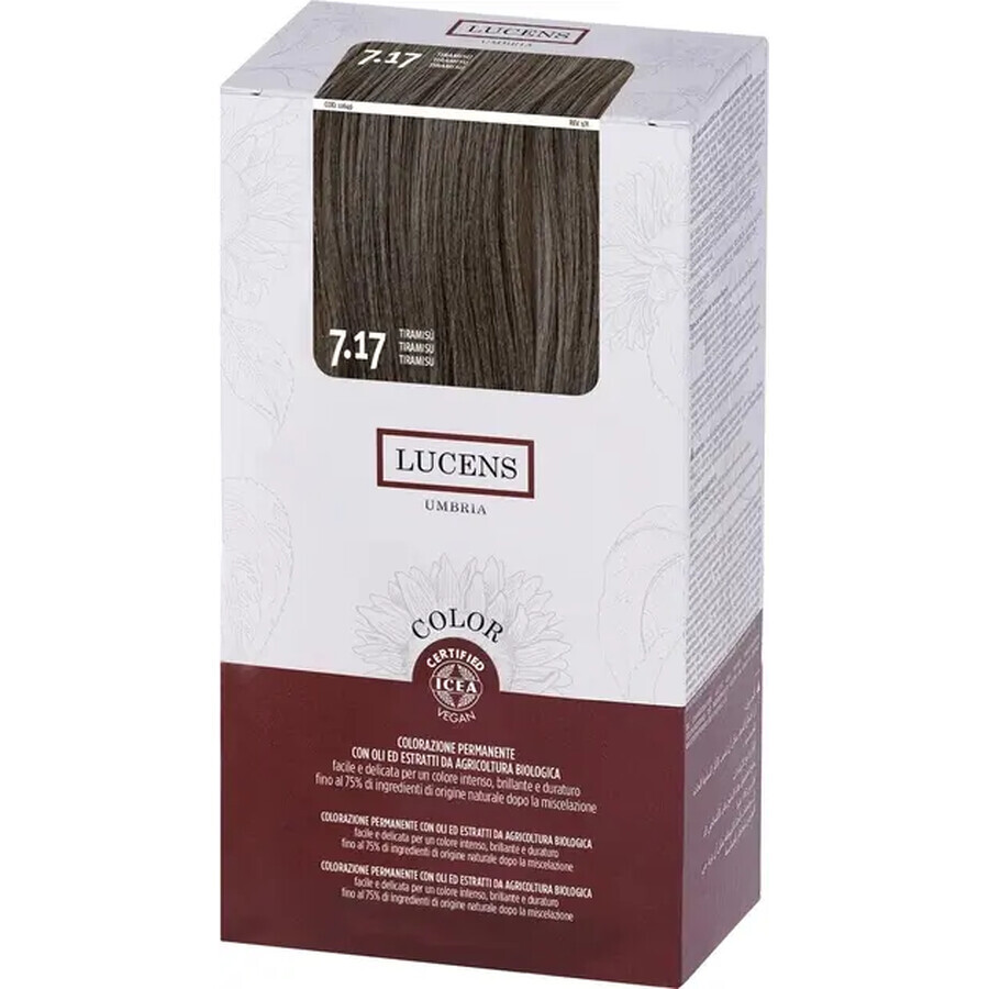 Безаміачна фарба для волосся Lucens Color 7.17 Тірамісу: ціни та характеристики
