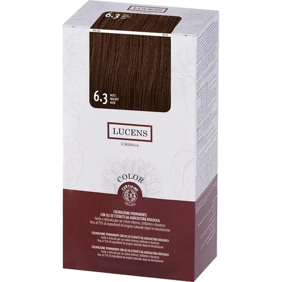 Безаміачна фарба для волосся Lucens Color 6.3, Лісовий горіх: ціни та характеристики