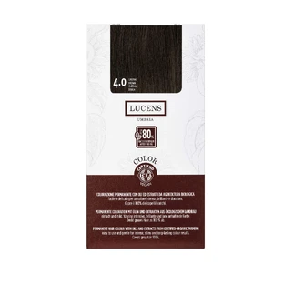 Безаммиачная краска для волос Lucens Color 4.0 Каштановый