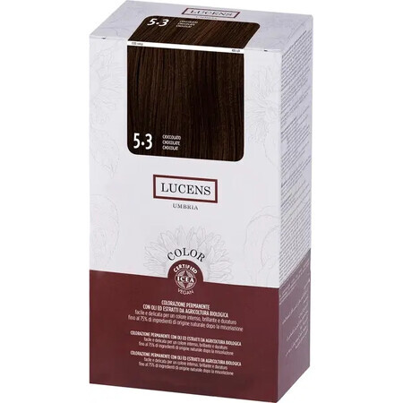 Безаміачна фарба для волосся Lucens Color 5.3, Шоколад