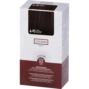Безаммиачная краска для волос Lucens Color 4.05, Черный шоколад
