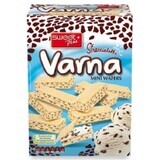 Міні-вафлі Varna Sweet Plus Stracciatella з молочним кремом 240 г