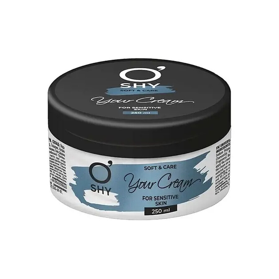 Крем для чувствительной кожи лица и тела O'shy Soft & Care Your Cream For Sensitive Skin, 250 мл: цены и характеристики