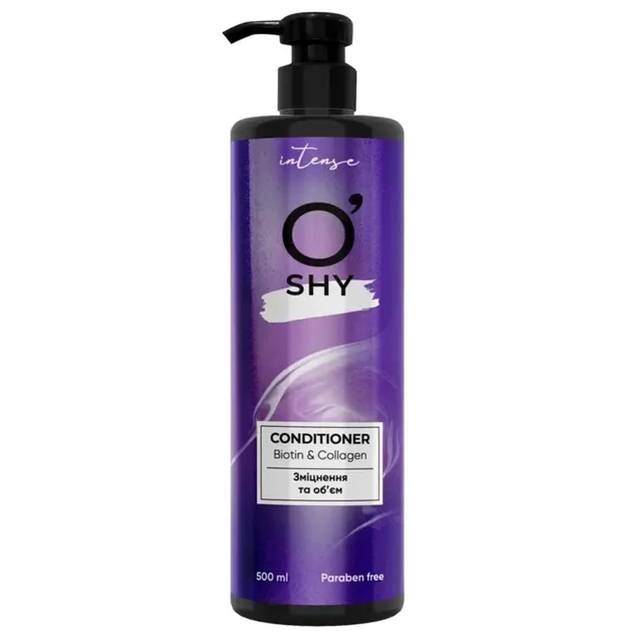Кондиціонер O'Shy Intense Biotin & Collagen Зміцнення та об'єм, 500 мл: ціни та характеристики
