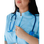 Халат медицинский Сакура цвет лазурный женский размер 60: цены и характеристики