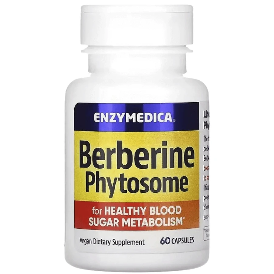 Берберин Фитосомы, Berberine Phytosome, Enzymedica, 60 капсул: цены и характеристики