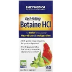 Бетаин HCI 1300 мг, Enzymedica, 60 капсул: цены и характеристики