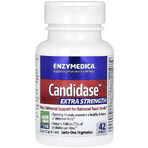 Кандидаза, Усиленная формула, Candidase Extra Strength, Enzymedica, 42 капсулы: цены и характеристики
