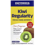 Ківі, Kiwi Regularity, Enzymedica, 30 жувальних таблеток: ціни та характеристики