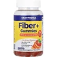 Клітковина +, з пребіотиками та пробіотиками, смак червоного апельсина, Fiber+, Enzymedica, 60 жувальних цукерок