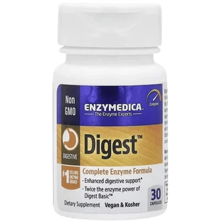 Пищеварительные Ферменты (Формула Энзимов), Digest, Enzymedica, 30 капсул