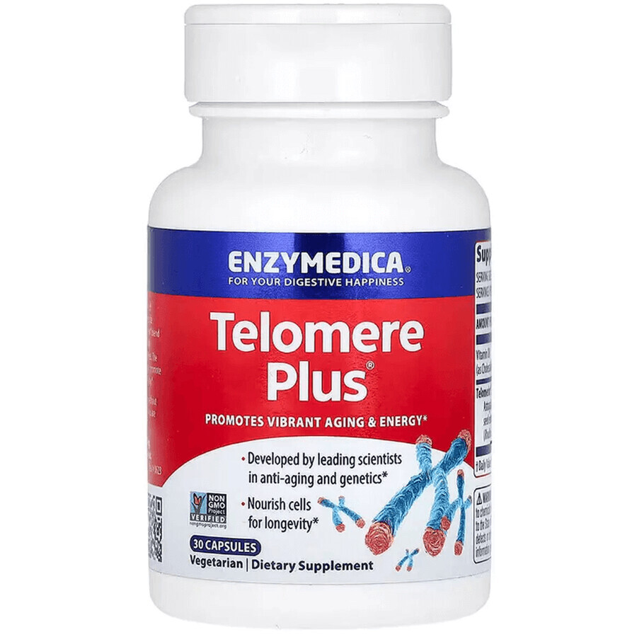 Теломер Плюс, Telomere Plus, Enzymedica, 30 капсул: ціни та характеристики