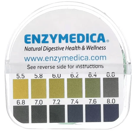 Тест-полоски для определения рН, pH-Strips, Enzymedica, 120 шт.: цены и характеристики