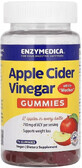 Яблучний оцет, Apple cider vinegar, Enzymedica, 74 жувальні цукерки