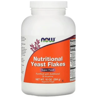 Пищевые дрожжи в хлопьях, Nutritional Yeast Flakes, Now Foods, 284 г