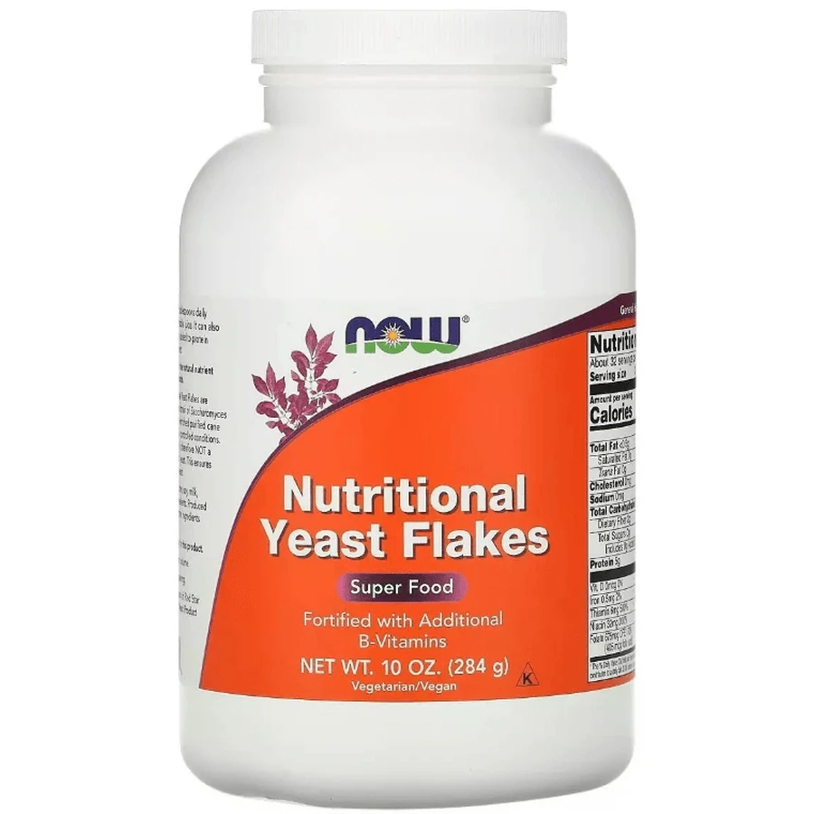 Пищевые дрожжи в хлопьях, Nutritional Yeast Flakes, Now Foods, 284 г: цены и характеристики