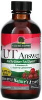 D-манноза с клюквой, 4870 мг, D-Mannose &amp; Cranberry Concentrate, Nature's Answer, 120 мл