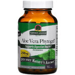 Алоэ вера фитогель, 250 мг, Aloe Vera Phytogel, Nature's Answer, 90 вегетарианских капсул: цены и характеристики