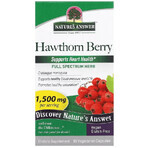 Боярышник, 1500 мг, Hawthorn Berry, Nature's Answer, 90 вегетарианских капсул: цены и характеристики