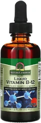 Витамин B12 в каплях, 1000 мкг, Liquid Vitamin B12, Nature's Answer, 60 мл