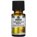 Витамин D3 в каплях, 4000 МЕ, Vitamin D-3 Drops, Nature's Answer, 15 мл: цены и характеристики