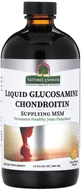 Глюкозамін-хондроїтин рідкий, апельсиновий смак, Liquid Glucosamine Chondroitin, Nature's Answer, 480 мл