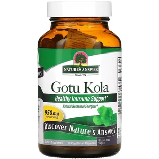 Готу колу, 950 мг, Gotu Kola, Nature's Answer, 90 вегетаріанських капсул
