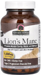 Ежовик гребенчатый, 1500 мг, Lion&#39;s Mane, Nature&#39;s Answer, 90 вегетарианских капсул