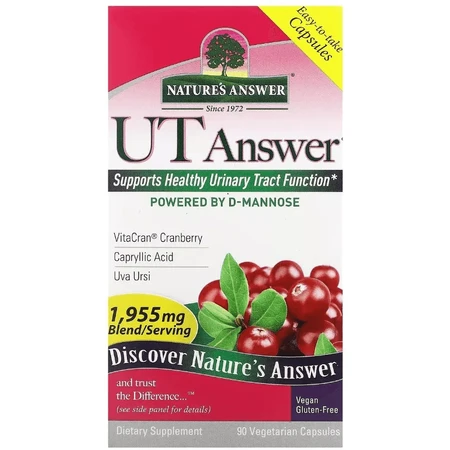 Здоров'я сечовивідних шляхів, UT Answer, Nature's Answer, 90 вегетаріанських капсул: ціни та характеристики