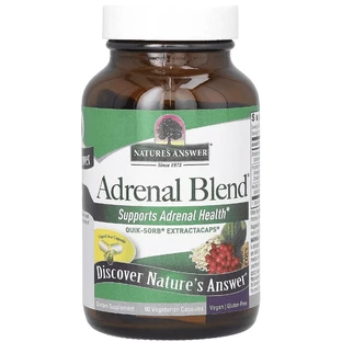 Здоровье надпочечников, Adrenal Blend, Nature's Answer, 90 вегетарианских капсул