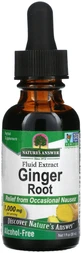 Імбир, 1000 мг, екстракт кореня без спирту, Ginger Root, Fluid Extract, Alcohol-Free, Nature's Answer, 30 мл