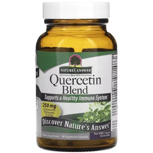 Кверцетин, 250 мг, Quercetin Blend, Nature's Answer, 60 вегетарианских капсул