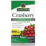 Клюква, 800 мг, Cranberry, Nature's Answer, 90 вегетарианских капсул: цены и характеристики